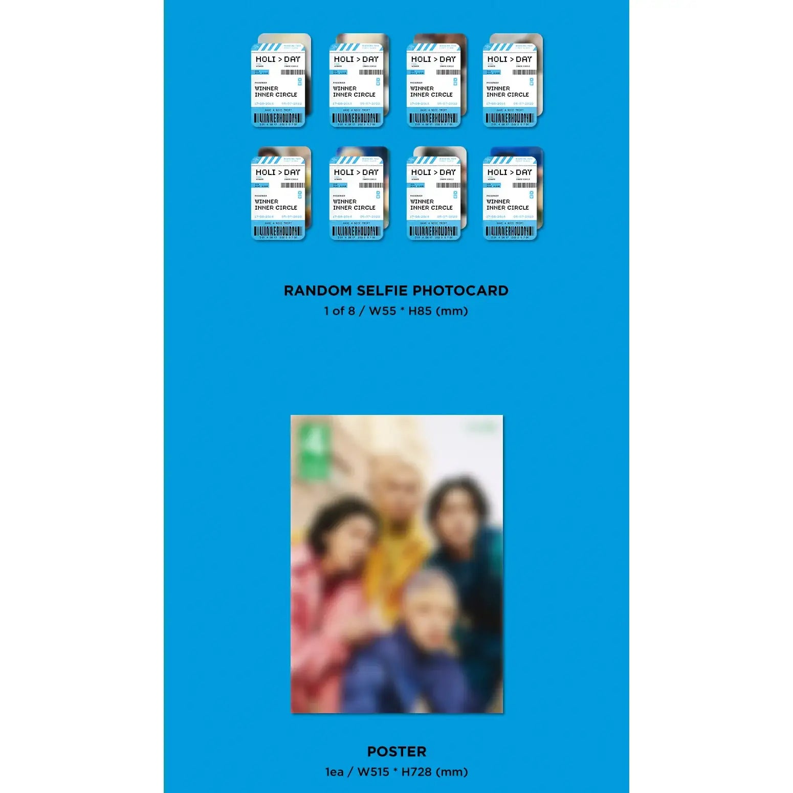 WINNER - HOLIDAY : Mini Album Vol. 4 - WINNER - Album - Harumio