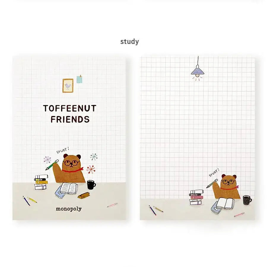 Monopoly - Toffeenut Memo Pad - Monopoly - Notebooks & Notepads - Harumio