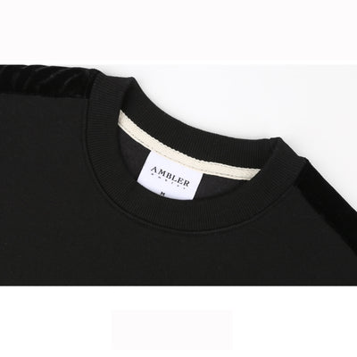Ambler - Velvet Set-Up Over Fit Sweatshirt