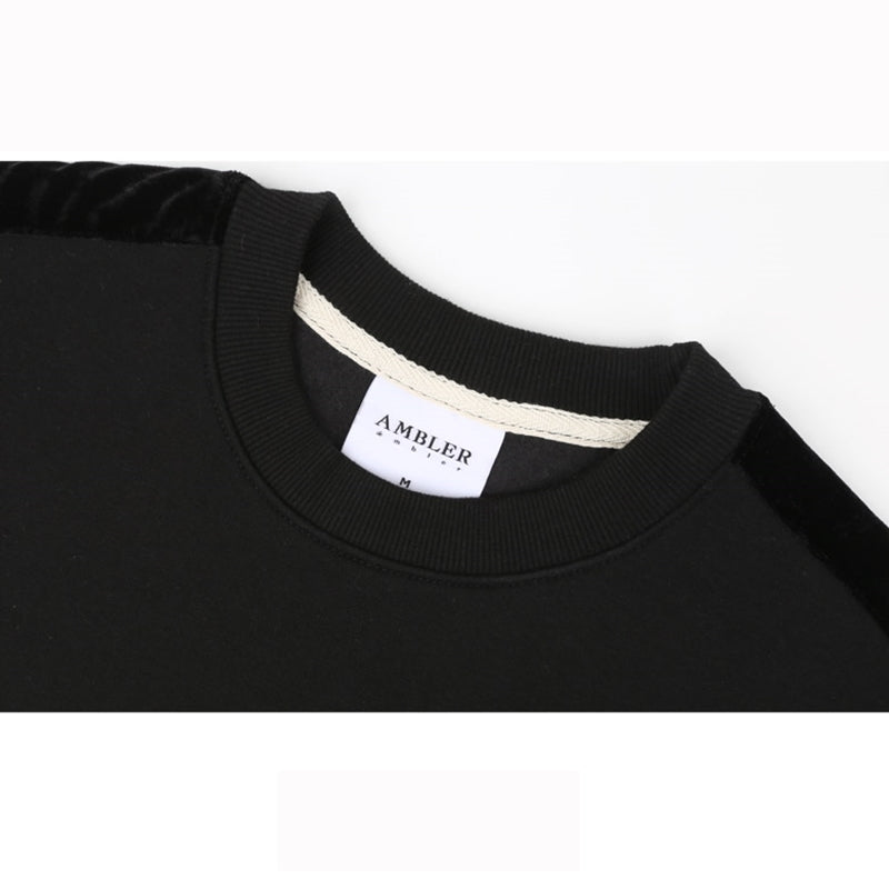 Ambler - Velvet Set-Up Over Fit Sweatshirt