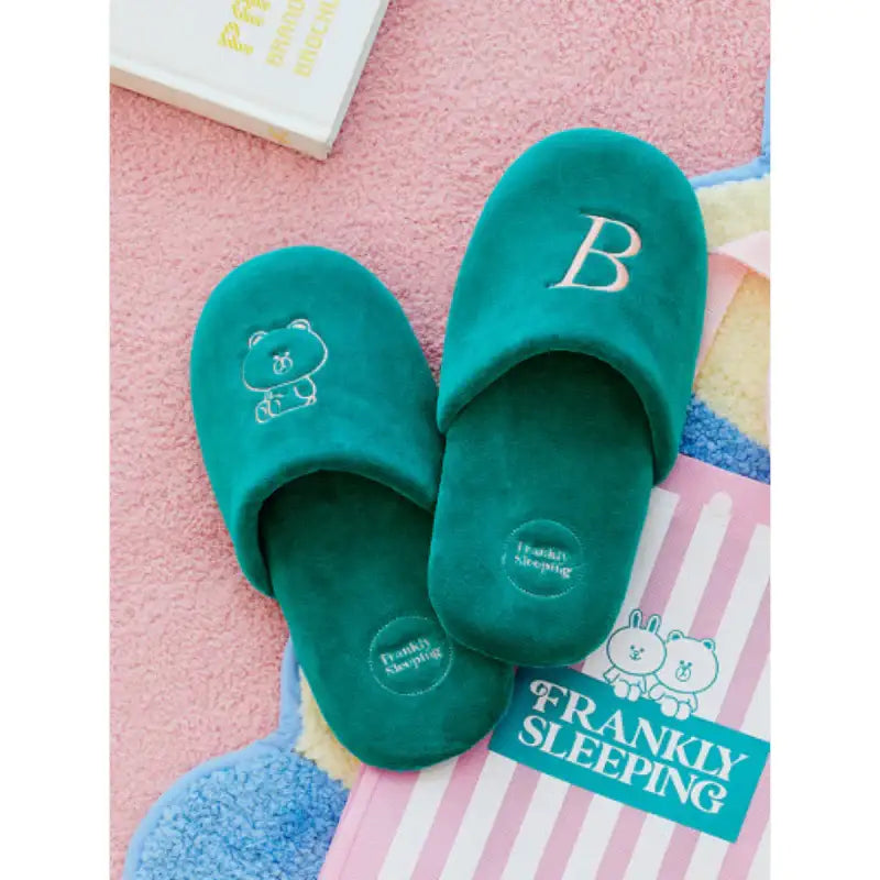 Line Friends - Frankly Sleeping Room Shoes - Line Friends - Footwear - Harumio