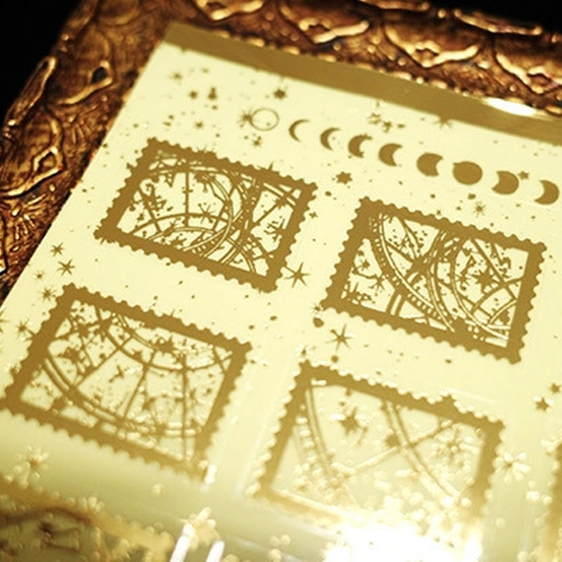 Libet - Star Gold Foil Stamp Sticker