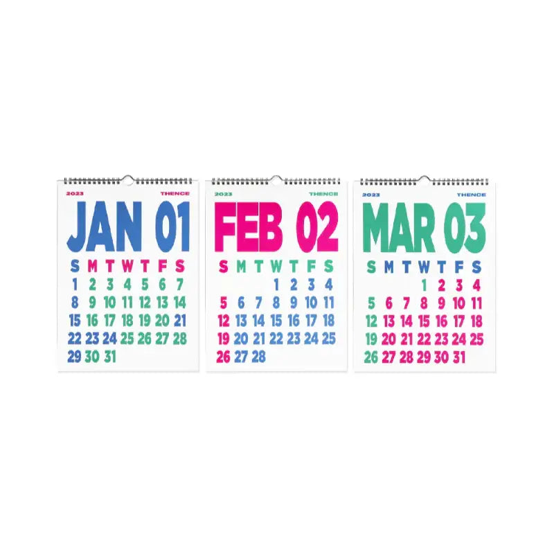 THENCE - 2023 Wall Calendar - THENCE - 2023 Wall Calendar - Harumio