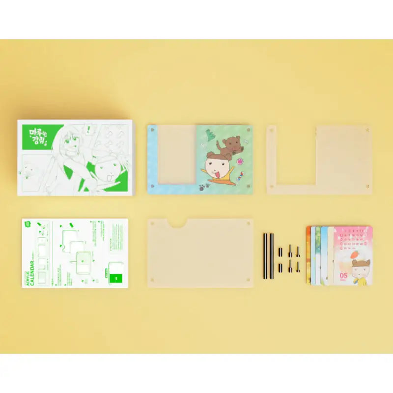 Maru Is a Puppy - 2023 Acrylic Calendar - Webtoon Friends - Calendar - Harumio