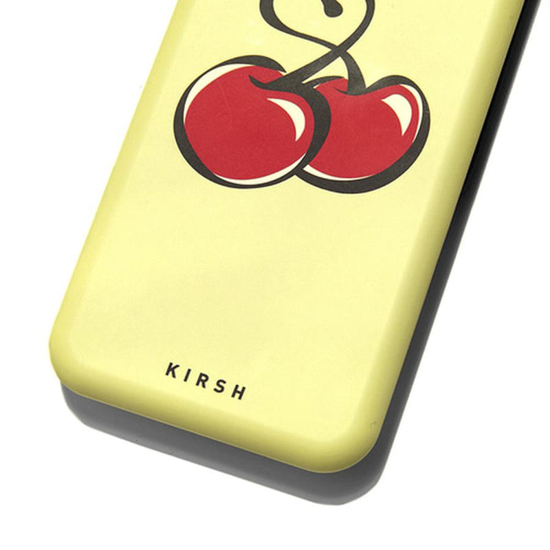 Kirsh - Heart Cherry Bumper Phone Case - Yellow