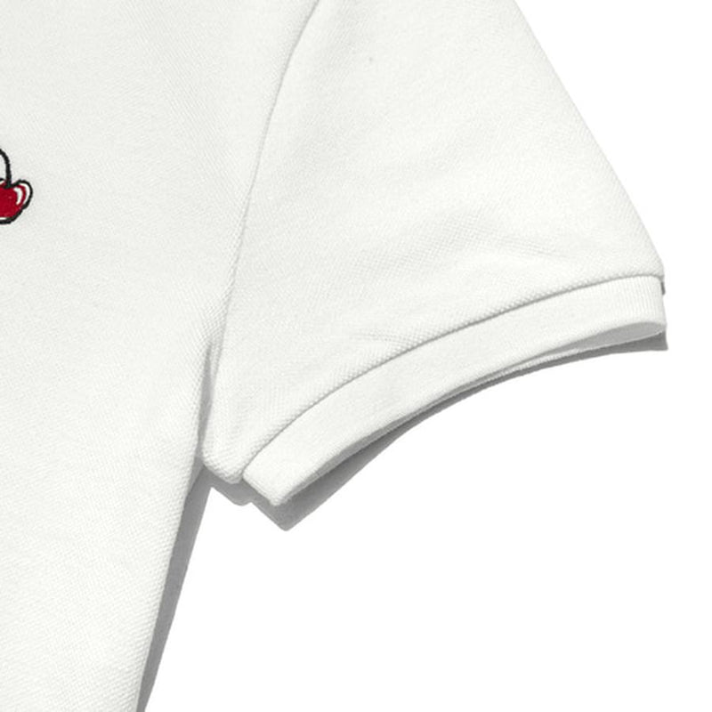 Kirsh - Short Sleeved Cherry PK Dress - White