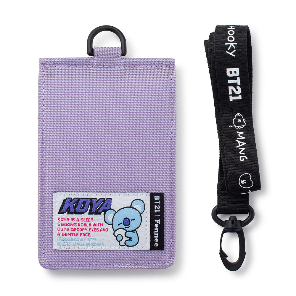 BT21 x Fennec - Neck Strap Card Holder
