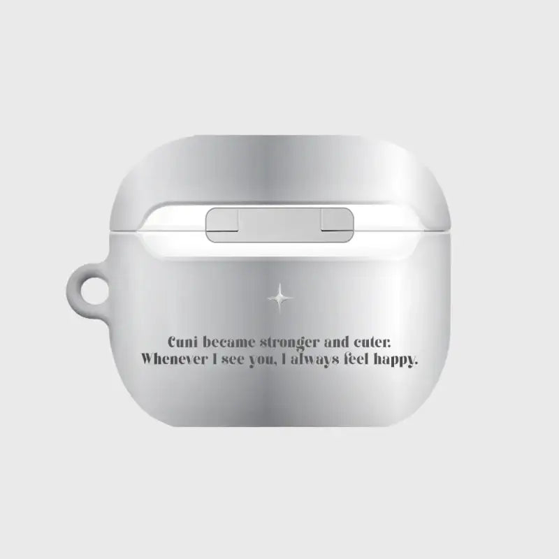 Earpearp x Pengsoo - Steel Cuni Airpods Hard Case (Grey) - Earpearp x Pengsoo - Airpods Case - Harumio