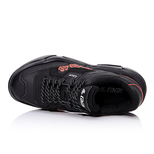 Lakai - Hati Graffiti Shoes - Black Red Rose