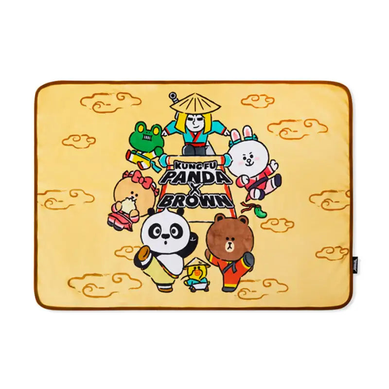 LINE FRIENDS x Kung Fu Panda - Lap Blanket - LINE FRIENDS - Blanket - Harumio