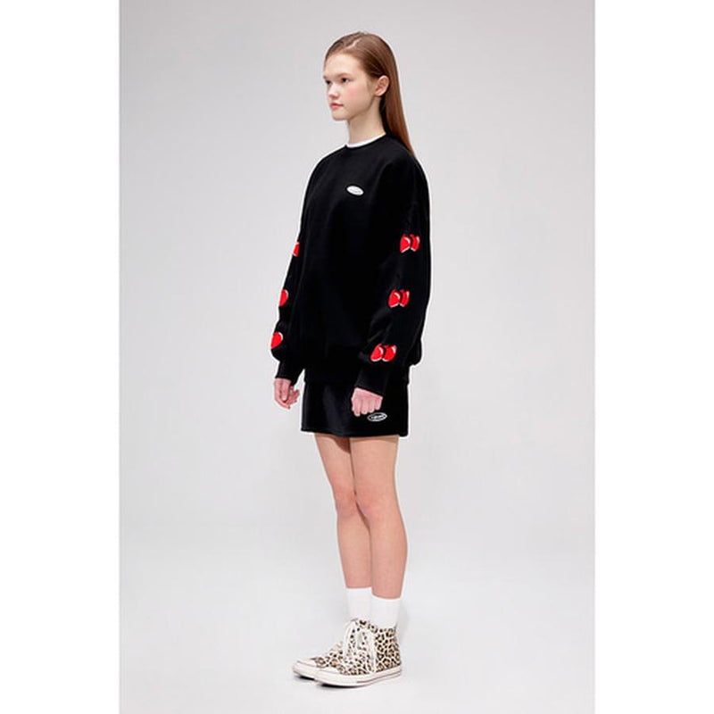 Kirsh - Middle Cherry Sweatshirt - Black