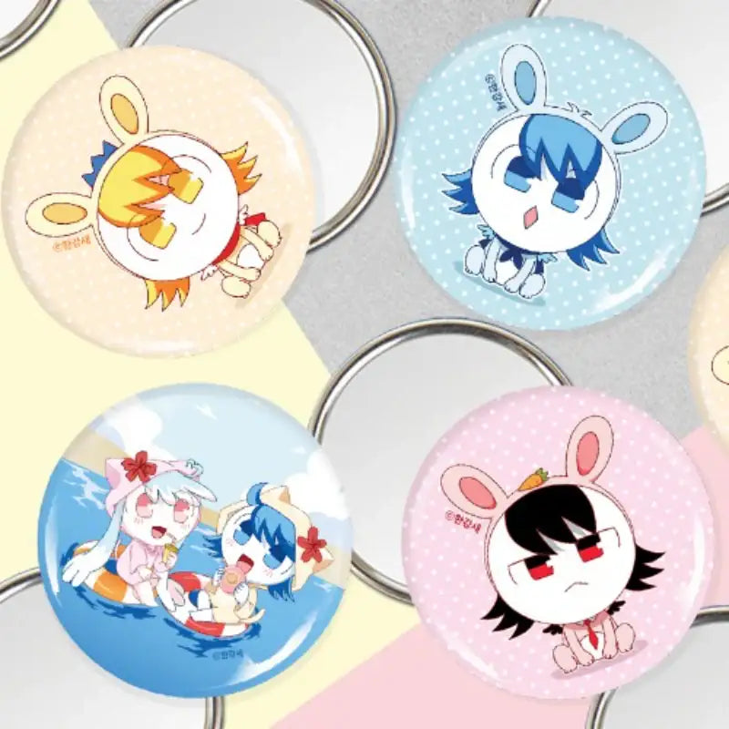 Hero Demon King Spaceman - Round Pin Mirror - Webtoon Shop - Mirrors - Harumio