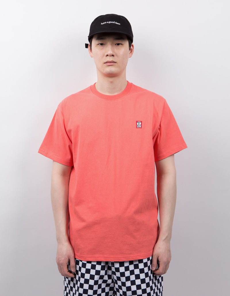 have a good time - Mini mini Frame Short Sleeve T-shirt - Coral