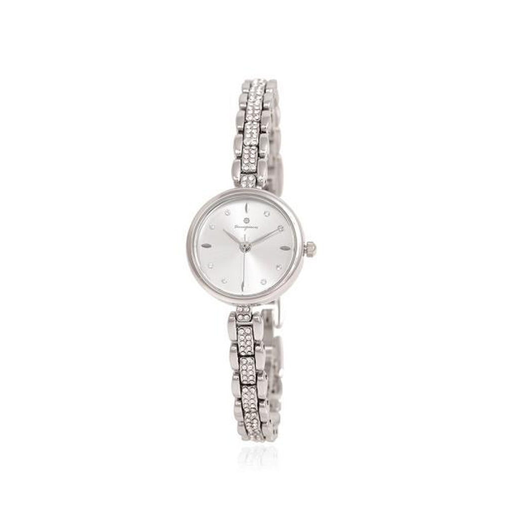 OST - Dreams and Luck Cubic Bracelet Silver Women's Metal Watch