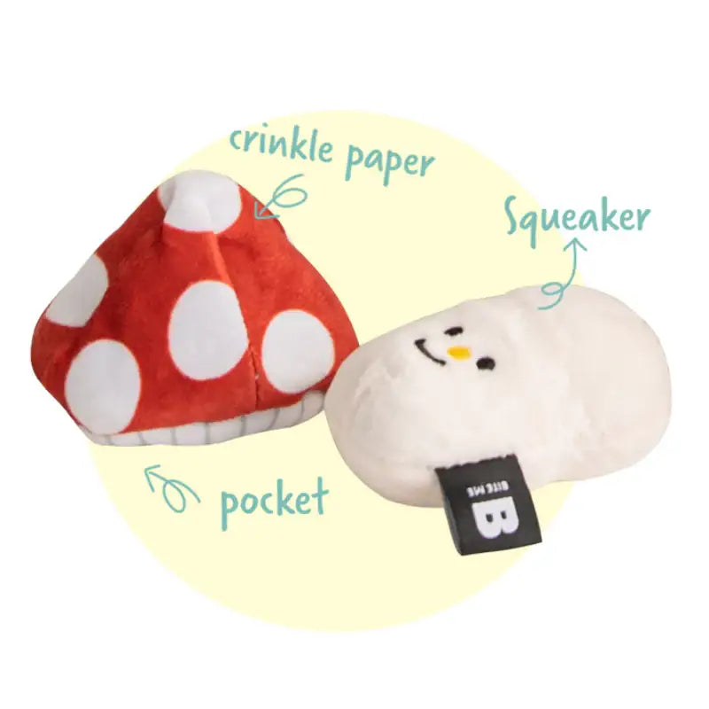 Bite Me - Mushroom Nosework Toy - Bite Me - Pet - Harumio