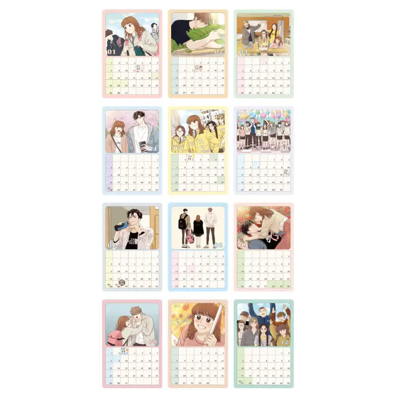 Odd Girl Out - 2023 Acrylic Calendar - Webtoon Friends - Calendar - Harumio