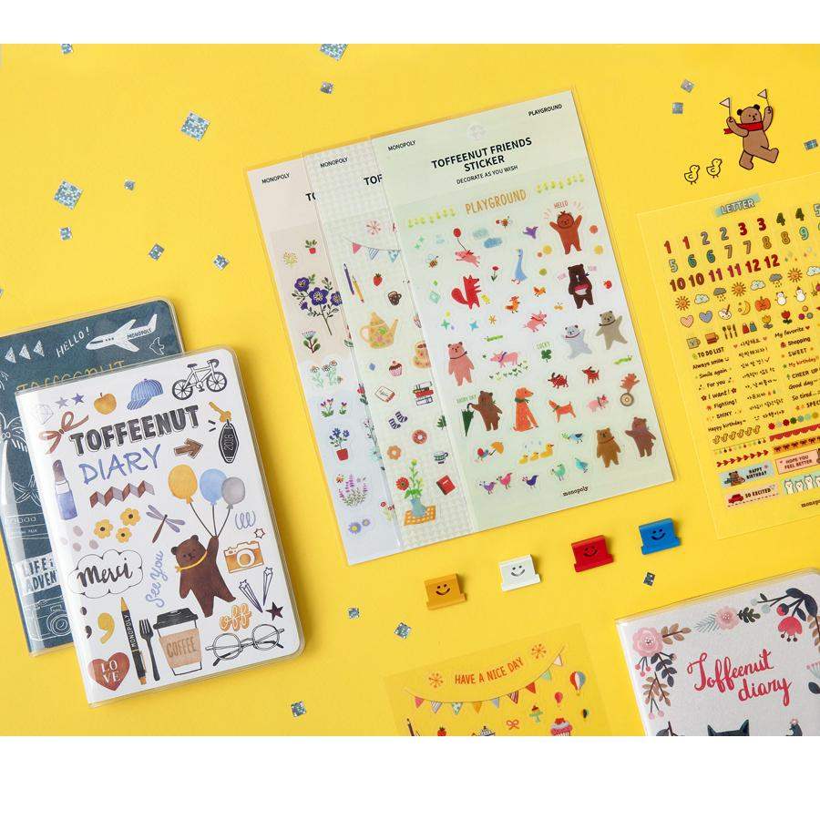 Monopoly - Toffeenut Friends Sticker - Monopoly - Decorative Stickers - Harumio