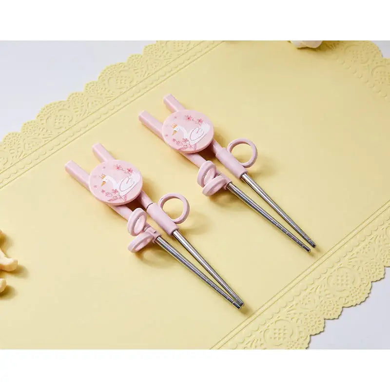 Korean Swan Lake - Correction Chopsticks 2P Set - Modern House - Chopsticks - Harumio