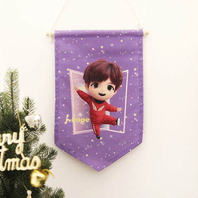 BTS TinyTAN - Fabric Flag