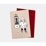 Stay With Us - Winter Baby Card - Stay With Us - Card - Harumio