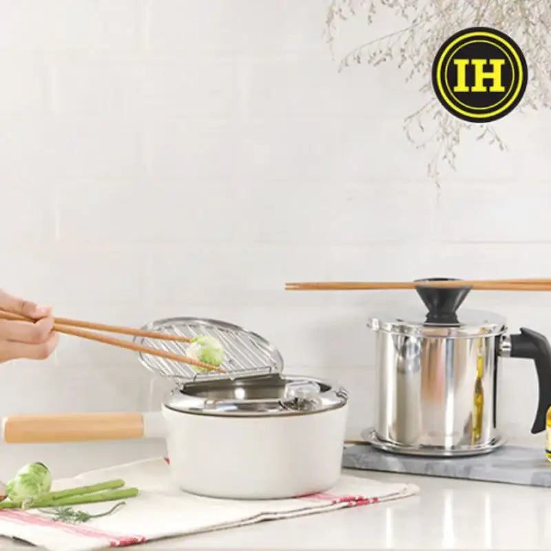 Neoflam - FIKA Induction Frying Pot Set - Neoflam - Kitchenware - Harumio