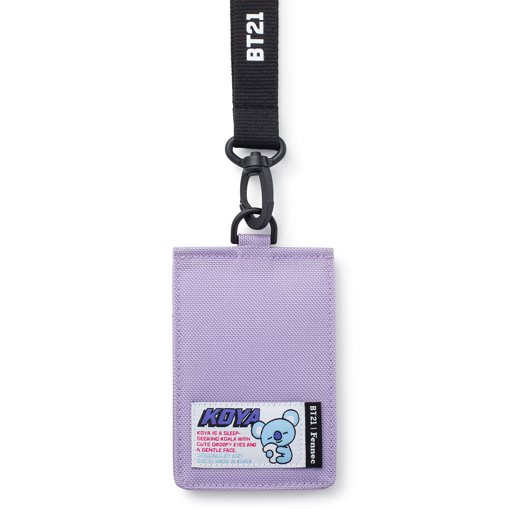BT21 x Fennec - Neck Strap Card Holder
