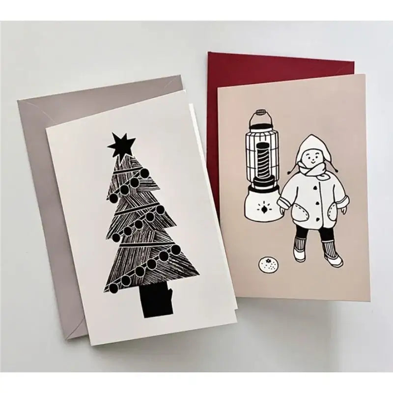 Stay With Us - Winter Baby Card - Stay With Us - Card - Harumio