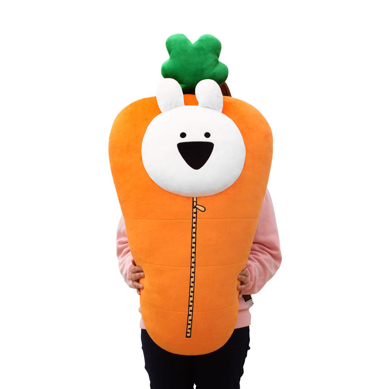 Overaction Bunny - Carrot Pillow Plushie (100cm)
