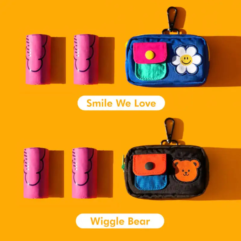 Wiggle Wiggle x Pethroom - Poop Bag Pouch - Wiggle Wiggle - Pouch - Harumio
