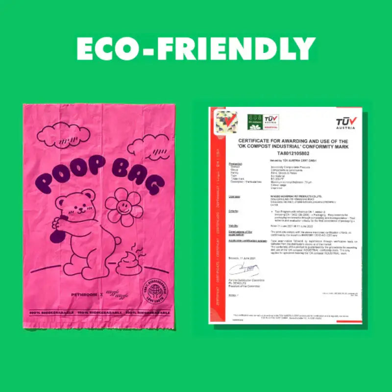 Wiggle Wiggle x Pethroom - Poop Bag Pouch - Wiggle Wiggle - Pouch - Harumio