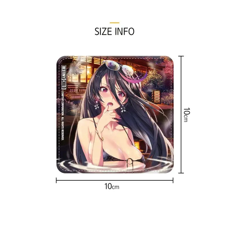 Destiny Child - Hot Spring Leather Coaster - Destiny Child - Accessories - Harumio
