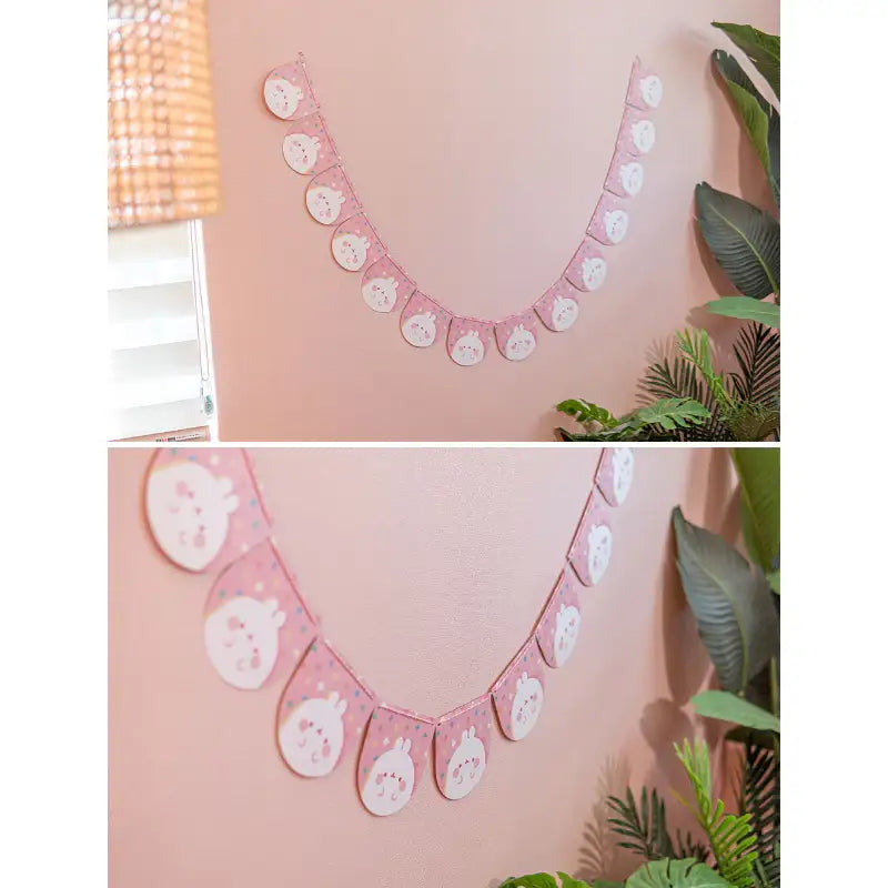 Molang - Pink Party Garland - Molang - Garland - Harumio