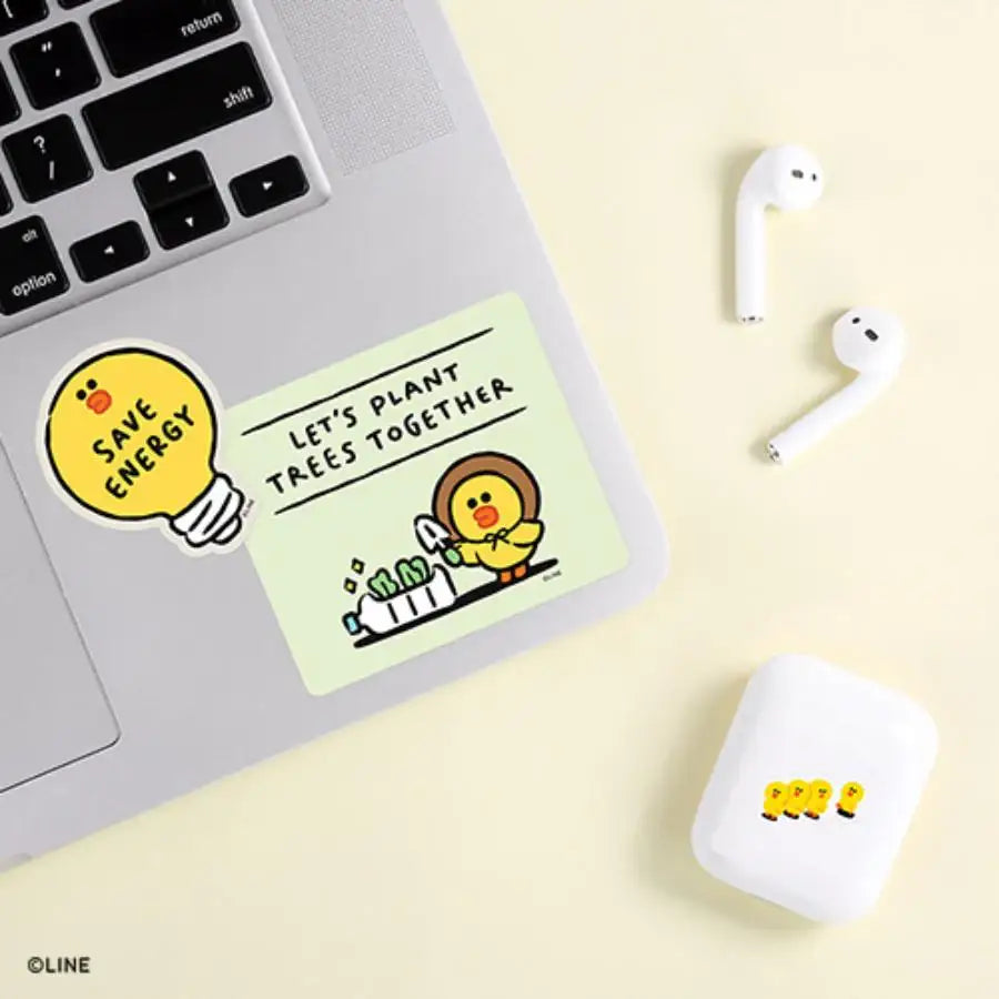 Monopoly x LINE - Brown and Friends - Removable Sticker Love Earth - Monopoly - Accesories - Harumio