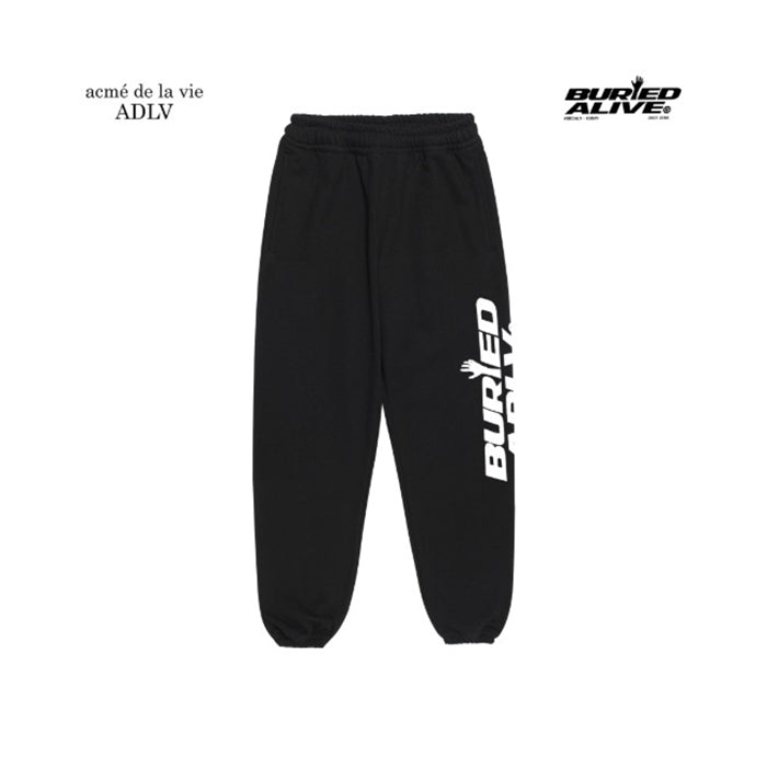 BA x ADLV - Black Pixel Logo Pants