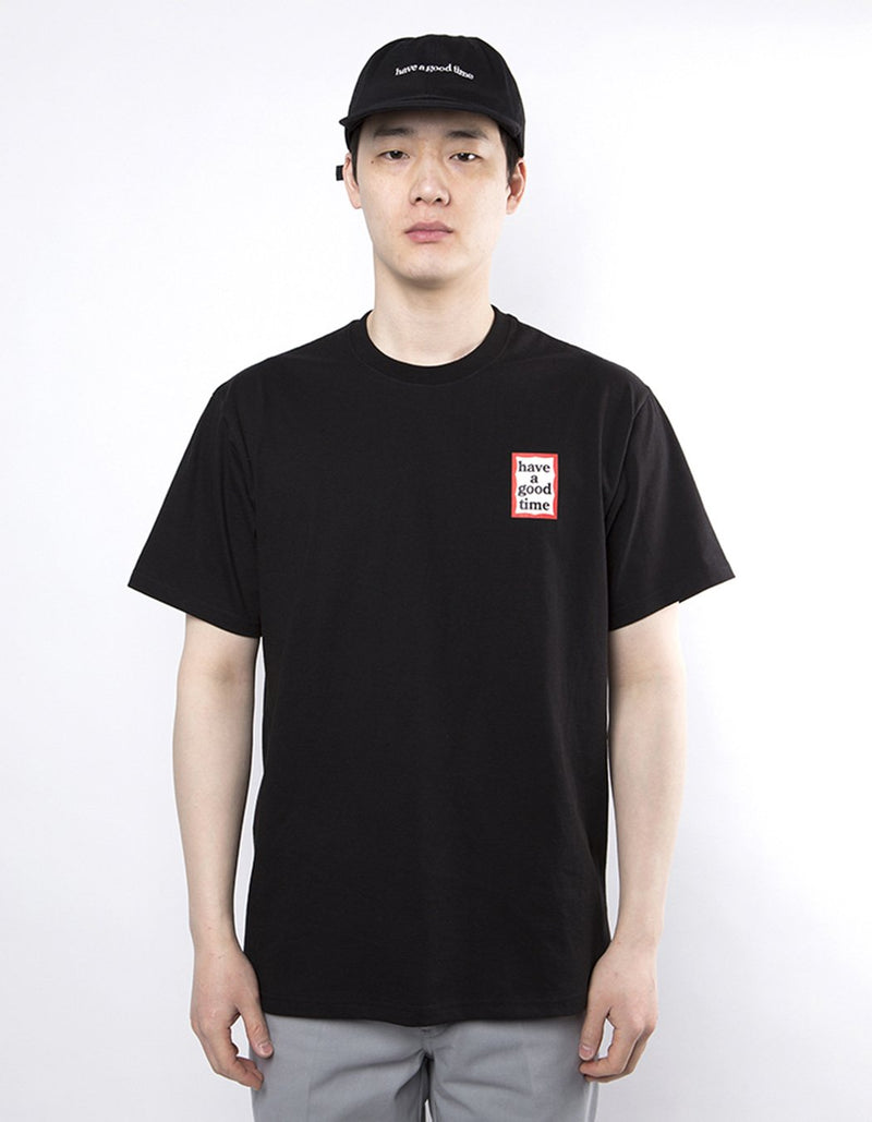 have a good time - Mini Frame Short Sleeve T-shirt - Black