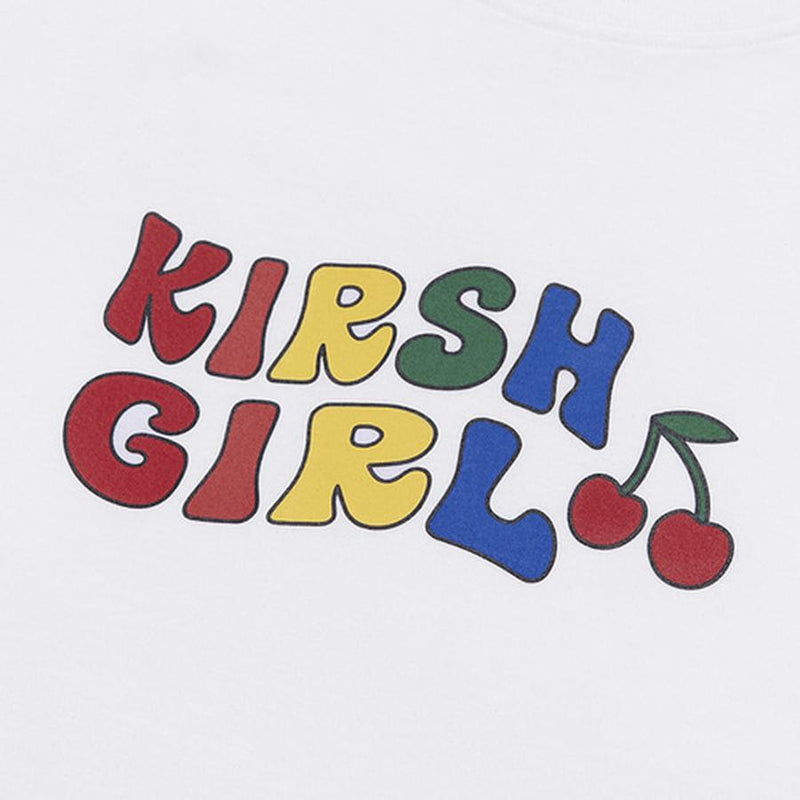 Kirsh - Short Sleeved Kirsh Girl Rainbow T-Shirt - White