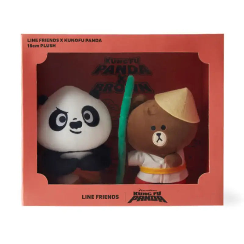 LINE FRIENDS x Kung Fu Panda - Standing Doll Set - LINE FRIENDS - Dolls - Harumio