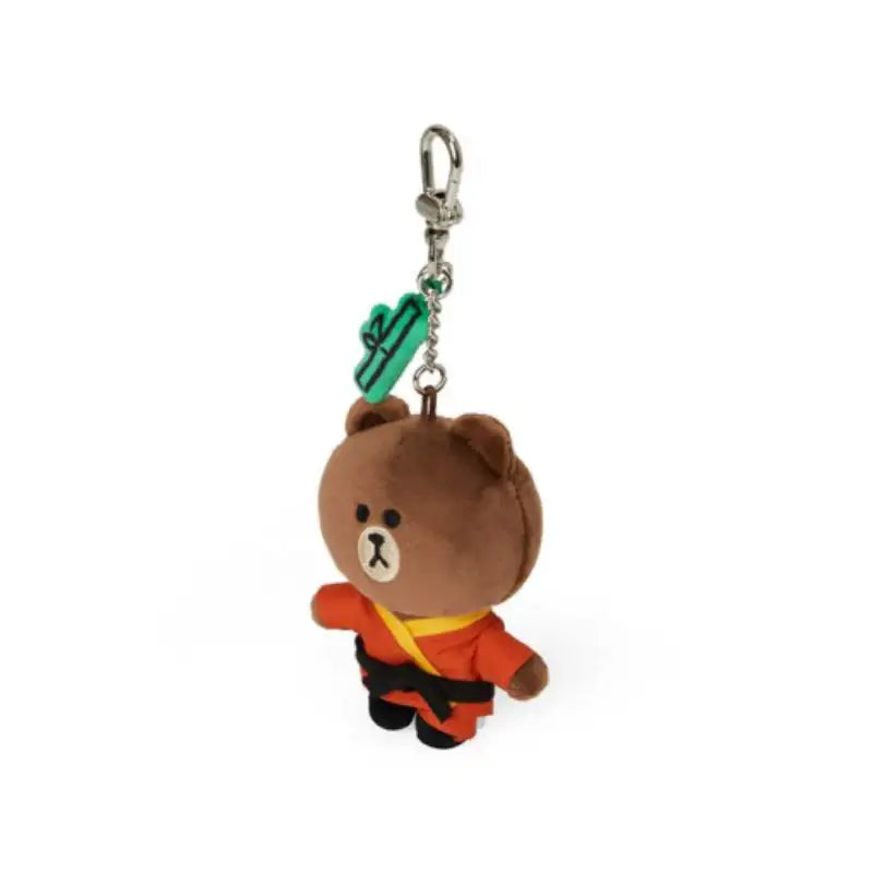 LINE FRIENDS x Kung Fu Panda - Charm Doll Keyring - LINE FRIENDS - Keyrings - Harumio