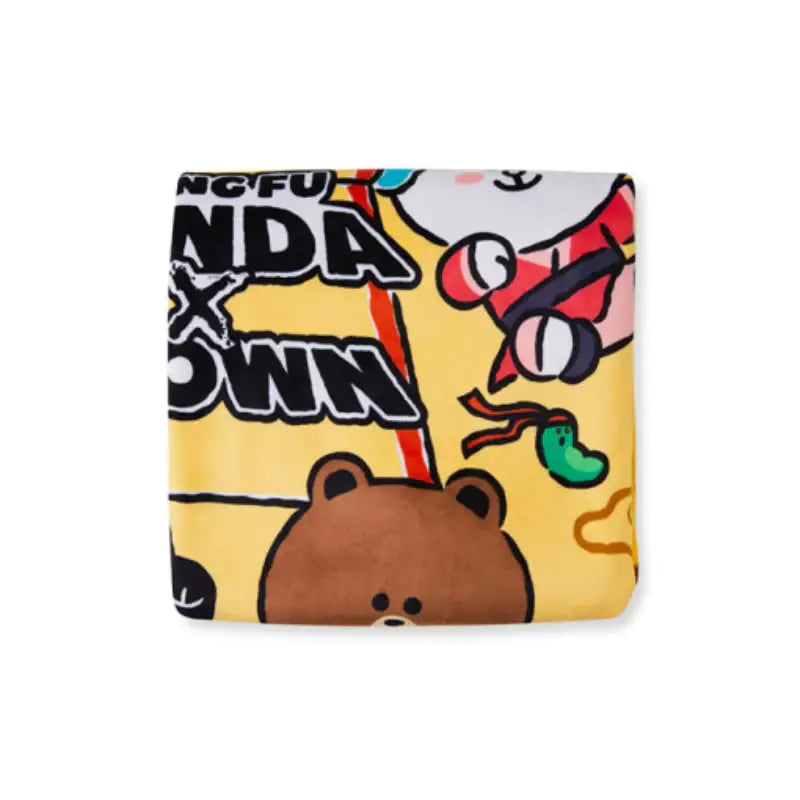 LINE FRIENDS x Kung Fu Panda - Lap Blanket - LINE FRIENDS - Blanket - Harumio