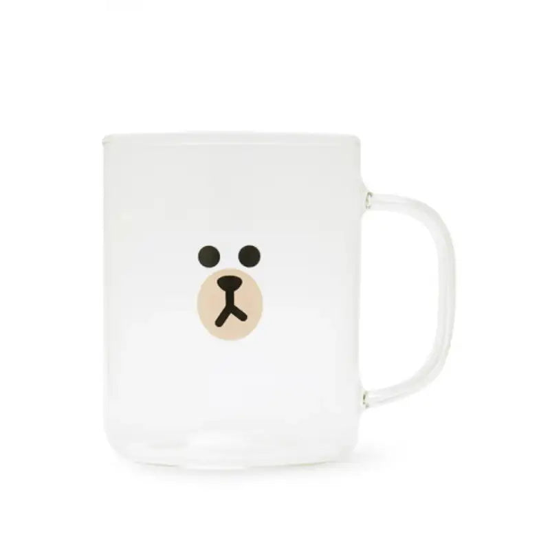 LINE FRIENDS x Kung Fu Panda - Brown Mug & Tea Bag Holder Lid Set - LINE FRIENDS - Tableware - Harumio