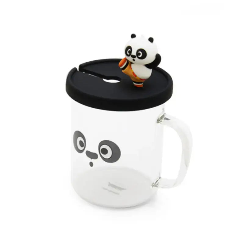 LINE FRIENDS x Kung Fu Panda - Mug & Tea Bag Holder Lid Set - LINE FRIENDS - Tableware - Harumio