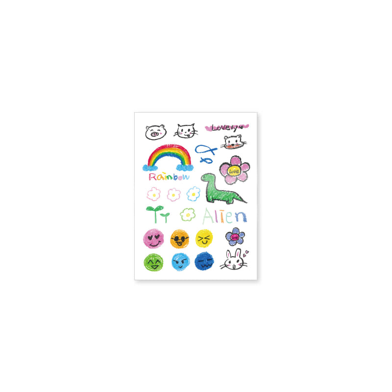 Suhyun - Alien - Tattoo Sticker Set
