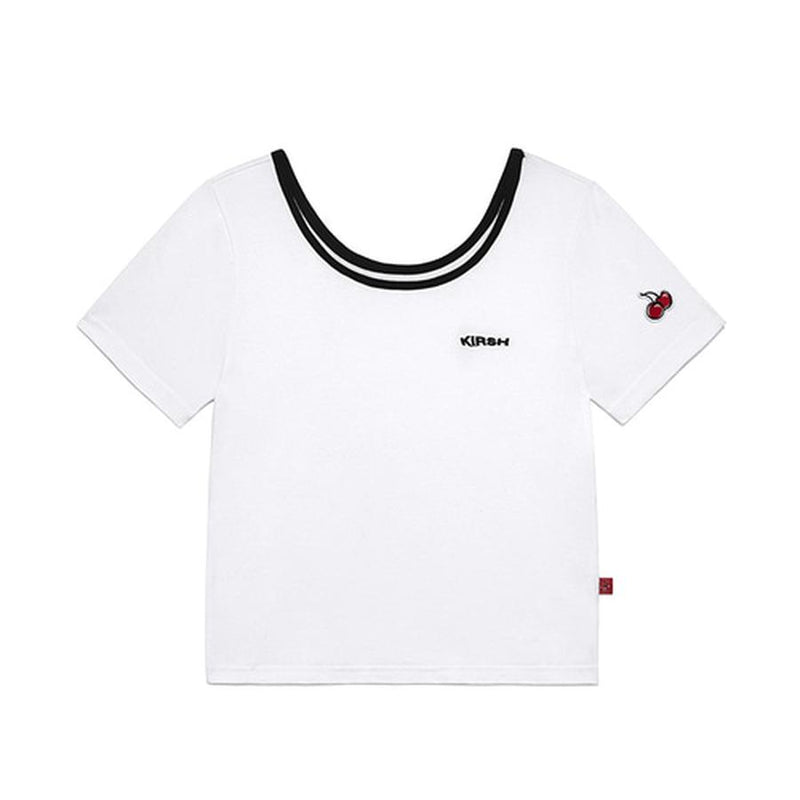 Kirsh - U-Neck T-Shirt - White