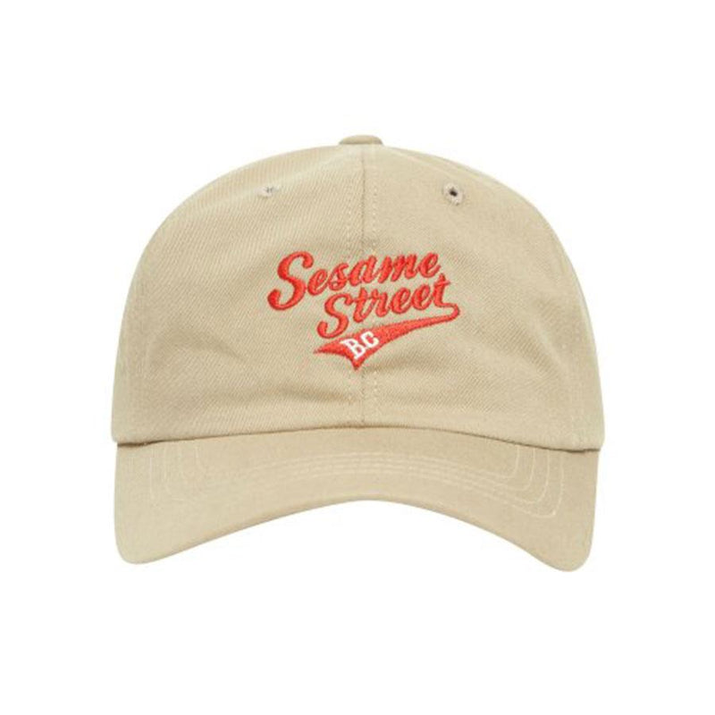 Beyond Closet x Sesame Street - Sesame Street Wave Logo Baseball Cap - Beige