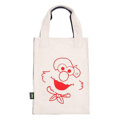 Beyond Closet x Sesame Street - Face to Face Two-Way Tote Bag - Navy