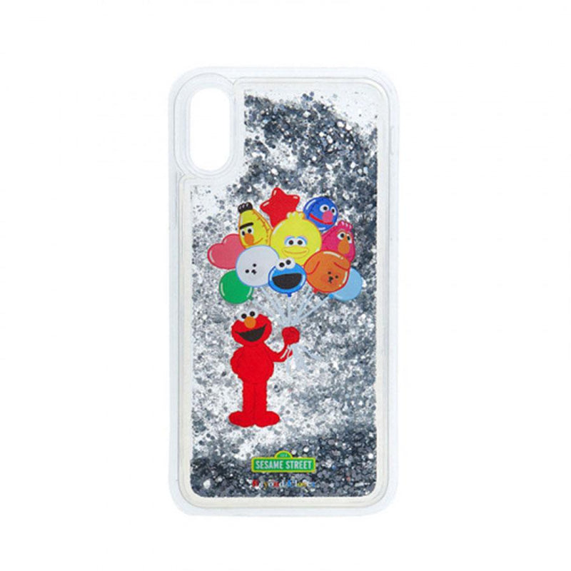 Beyond Closet x Sesame Street - Happy Balloon Party Glitter iPhone X/XS Case