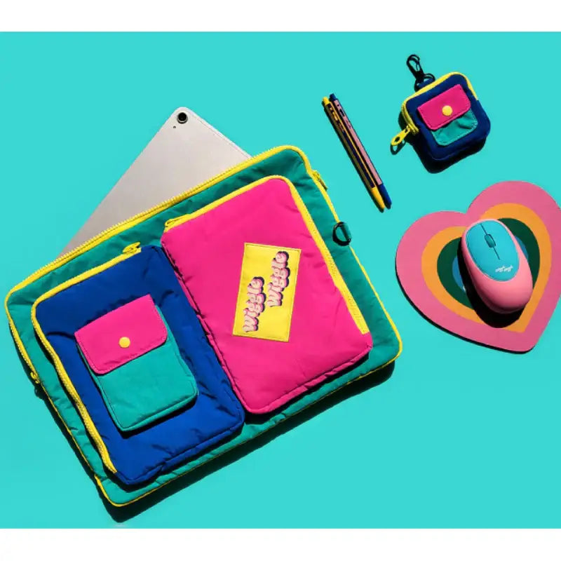Wiggle Wiggle - Pocket Laptop Pouch - Wiggle Wiggle - Laptop Pouch - Harumio