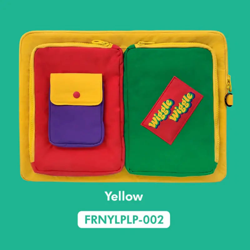 Wiggle Wiggle - Pocket Laptop Pouch - Wiggle Wiggle - Laptop Pouch - Harumio