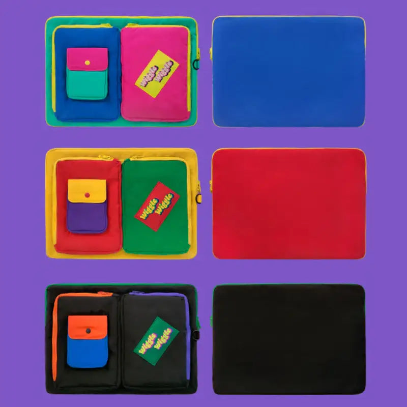Wiggle Wiggle - Pocket Laptop Pouch - Wiggle Wiggle - Laptop Pouch - Harumio