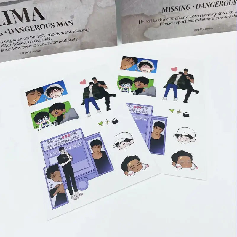 Radio Storm - Wanted Poster + Sticker Set - Toon!que - Poster & Stickers - Harumio